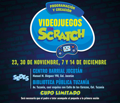 Programacion y creacion de videojuegos con Scratch